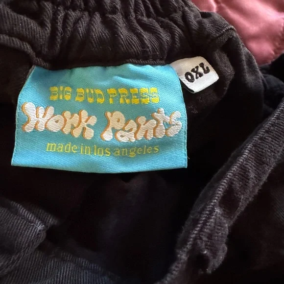 Big Bud Press Black Neoclassical Column Work Pants - Picture 6 of 7